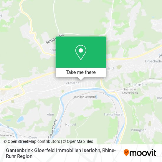 Gantenbrink Gloerfeld Immobilien Iserlohn map