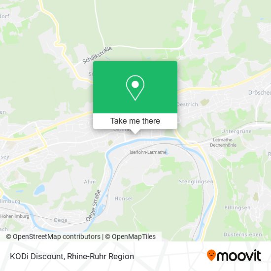 KODi Discount map