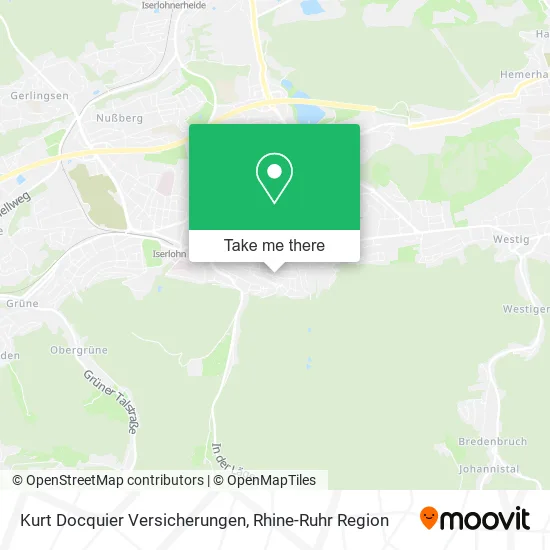 Карта Kurt Docquier Versicherungen