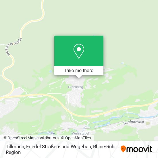 Tillmann, Friedel Straßen- und Wegebau map