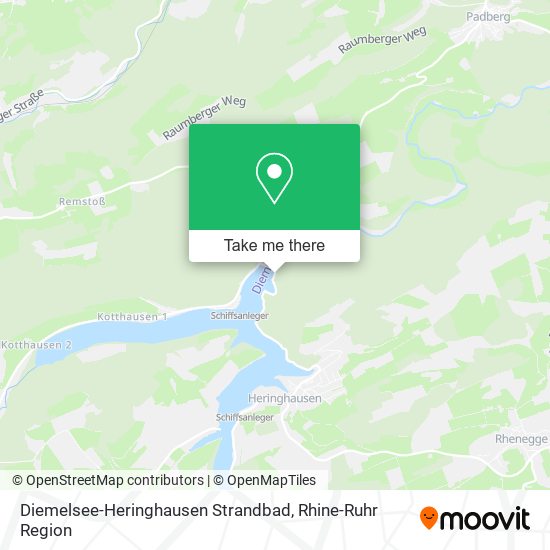 Карта Diemelsee-Heringhausen Strandbad