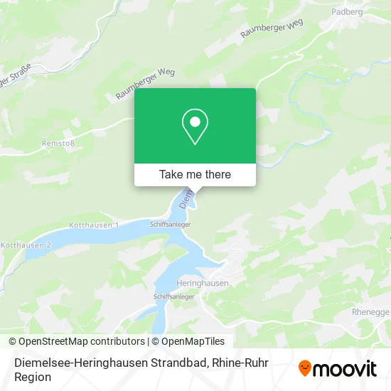 Карта Diemelsee-Heringhausen Strandbad