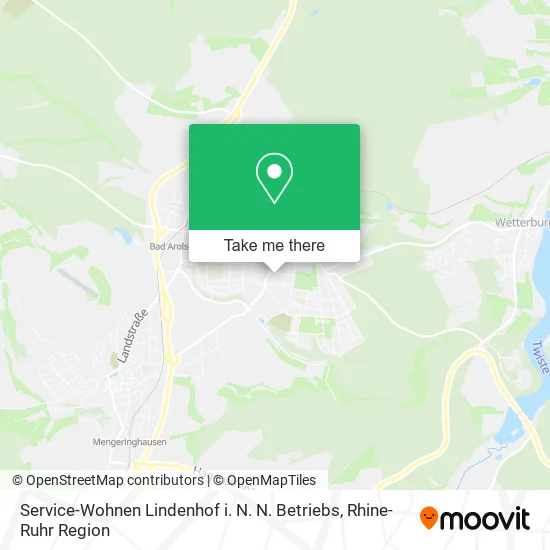 Карта Service-Wohnen Lindenhof i. N. N. Betriebs