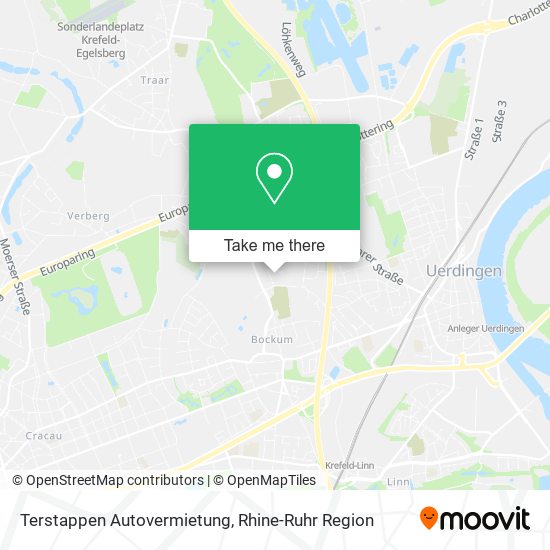 Карта Terstappen Autovermietung