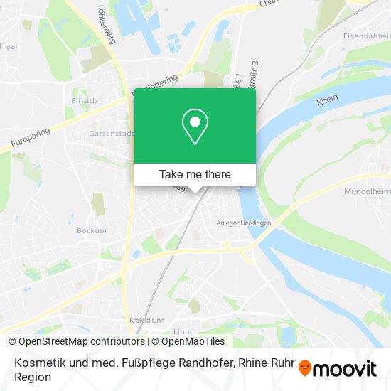 Kosmetik und med. Fußpflege Randhofer map