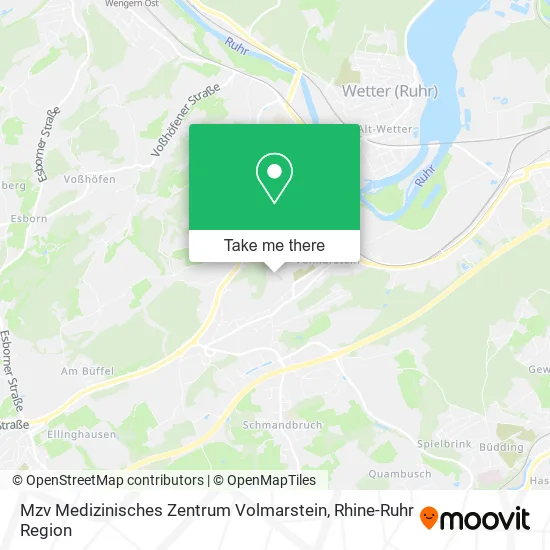 Карта Mzv Medizinisches Zentrum Volmarstein
