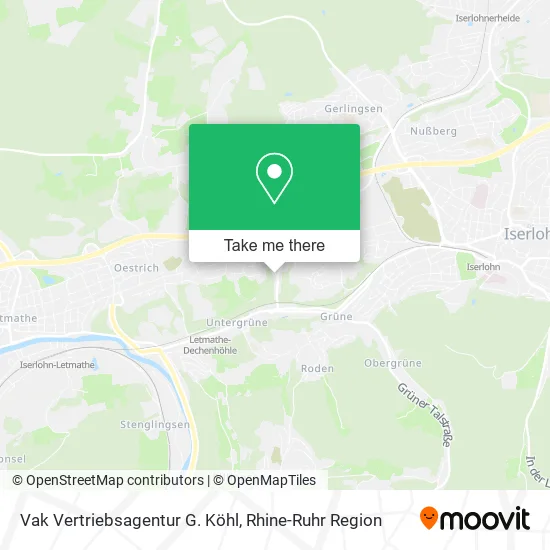 Карта Vak Vertriebsagentur G. Köhl