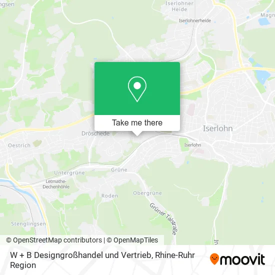 Карта W + B Designgroßhandel und Vertrieb