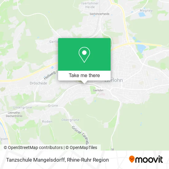 Карта Tanzschule Mangelsdorff