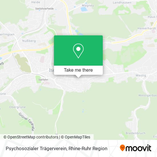 Psychosozialer Trägerverein map