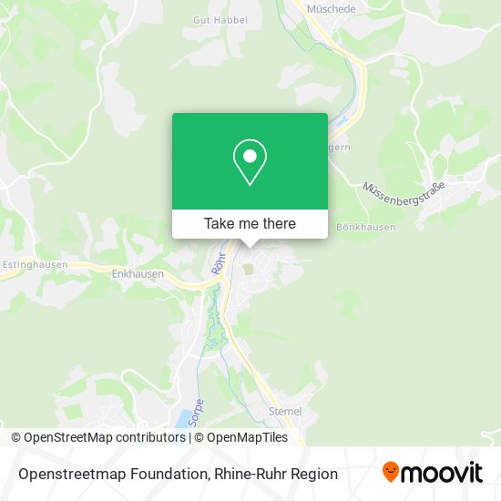 Openstreetmap Foundation map