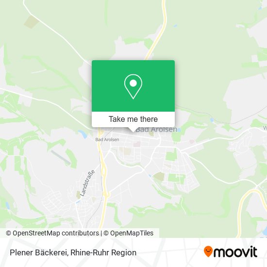Plener Bäckerei map