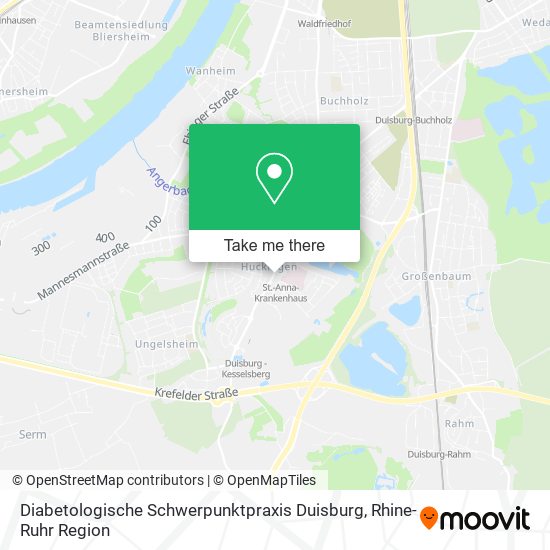 Карта Diabetologische Schwerpunktpraxis Duisburg
