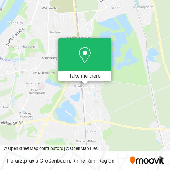 Tierarztpraxis Großenbaum map