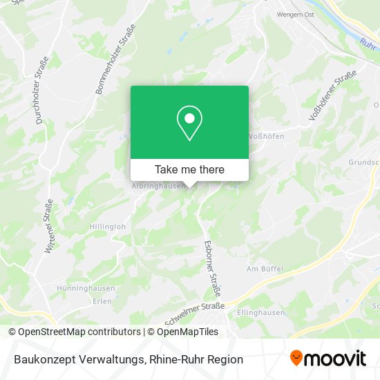 Baukonzept Verwaltungs map