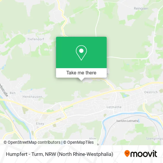 Карта Humpfert - Turm