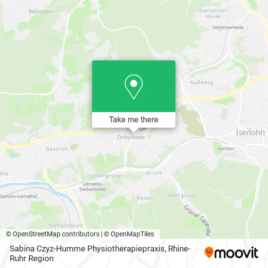 Карта Sabina Czyz-Humme Physiotherapiepraxis