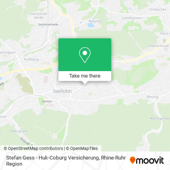 Stefan Gess - Huk-Coburg Versicherung map