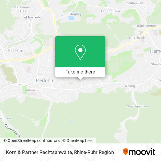Korn & Partner Rechtsanwälte map