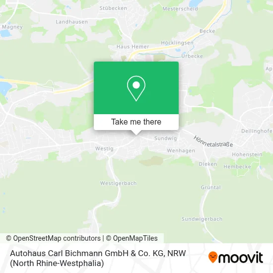 Autohaus Carl Bichmann GmbH & Co. KG map
