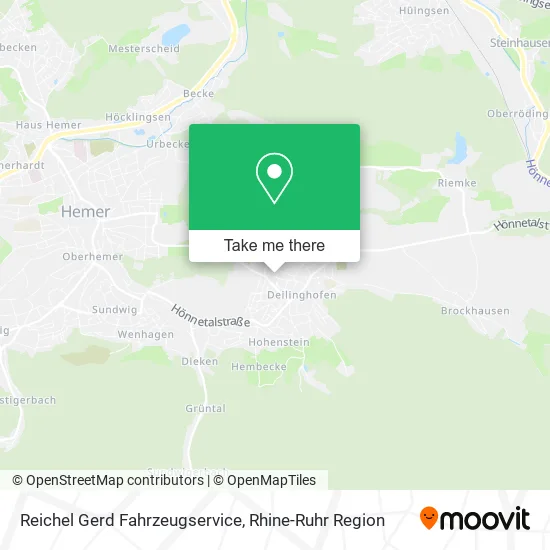 Карта Reichel Gerd Fahrzeugservice