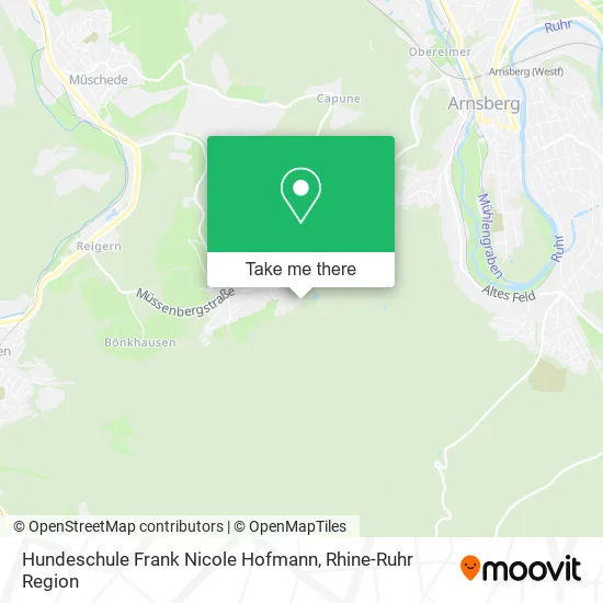 Hundeschule Frank Nicole Hofmann map