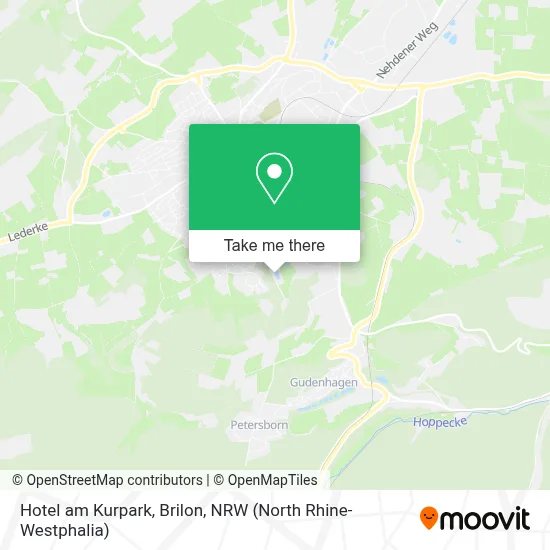 Hotel am Kurpark, Brilon map