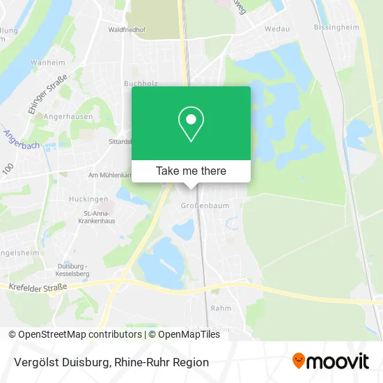 Карта Vergölst Duisburg