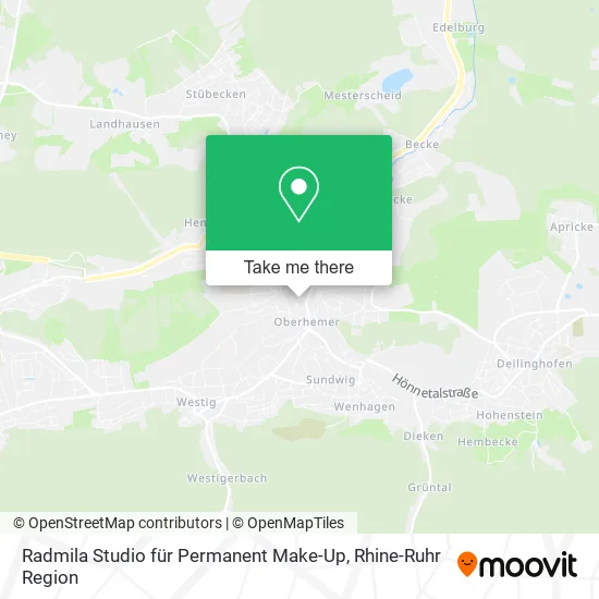 Карта Radmila Studio für Permanent Make-Up