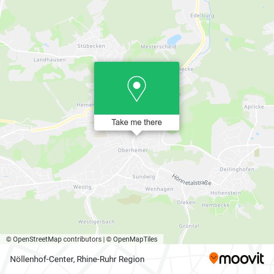 Nöllenhof-Center map