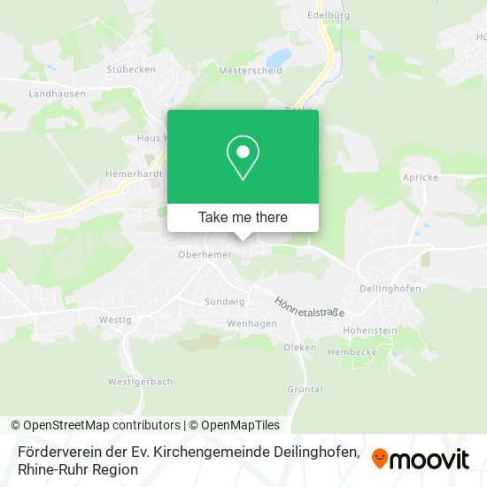 Förderverein der Ev. Kirchengemeinde Deilinghofen map