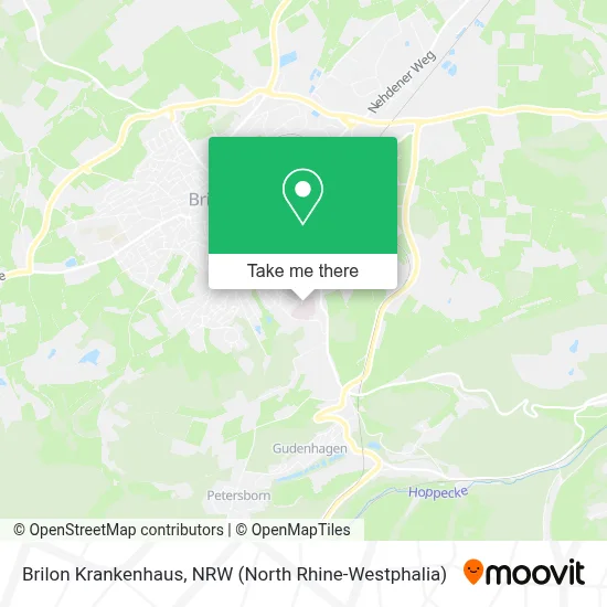 Brilon Krankenhaus map