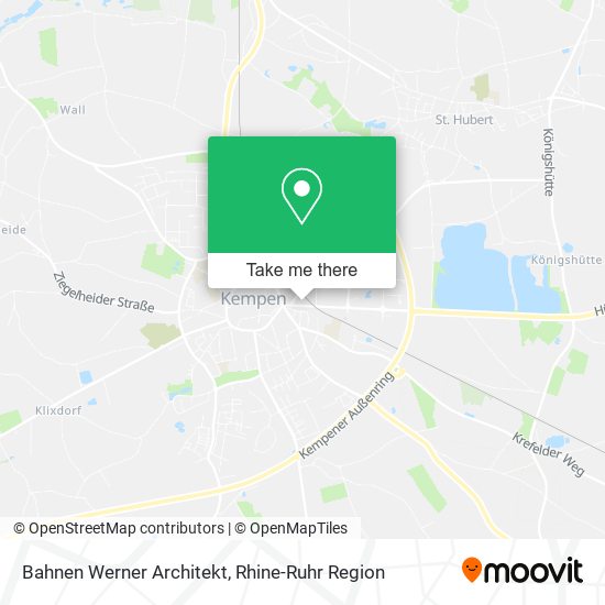 Bahnen Werner Architekt map