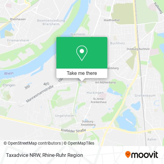 Taxadvice NRW map