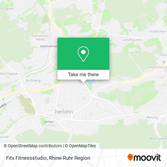 Fitx Fitnessstudio map