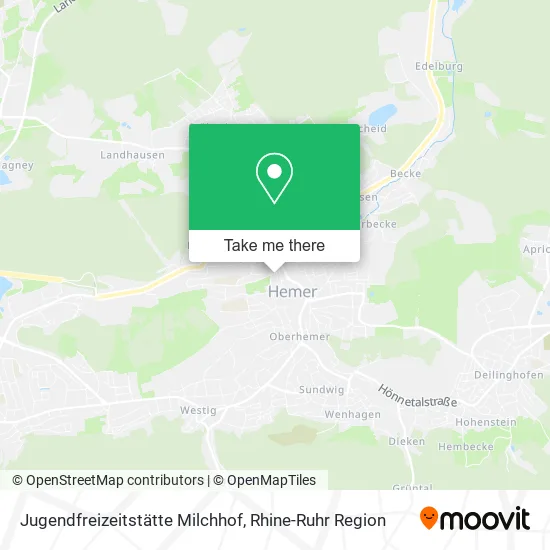 Карта Jugendfreizeitstätte Milchhof