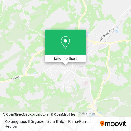 Карта Kolpinghaus Bürgerzentrum Brilon