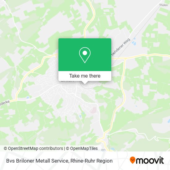Карта Bvs Briloner Metall Service