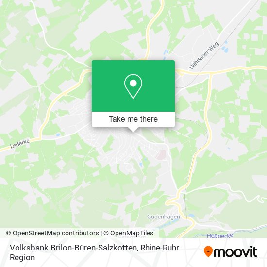 Volksbank Brilon-Büren-Salzkotten map