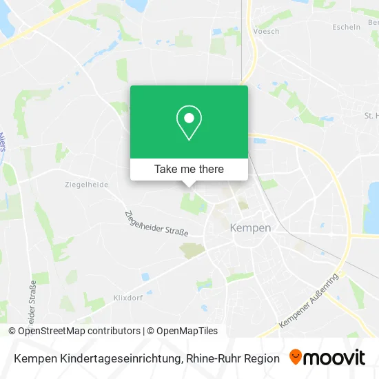 Карта Kempen Kindertageseinrichtung