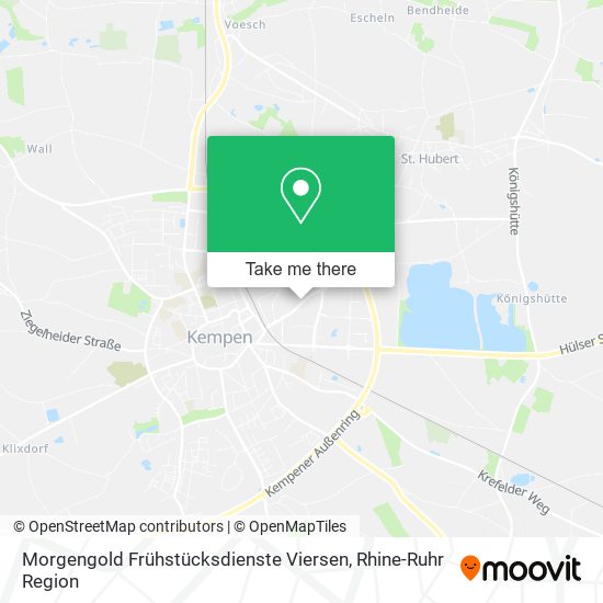 Morgengold Frühstücksdienste Viersen map