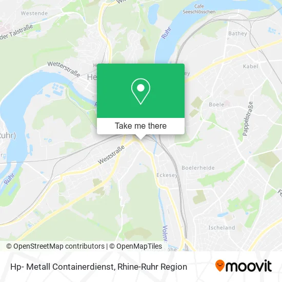 Карта Hp- Metall Containerdienst