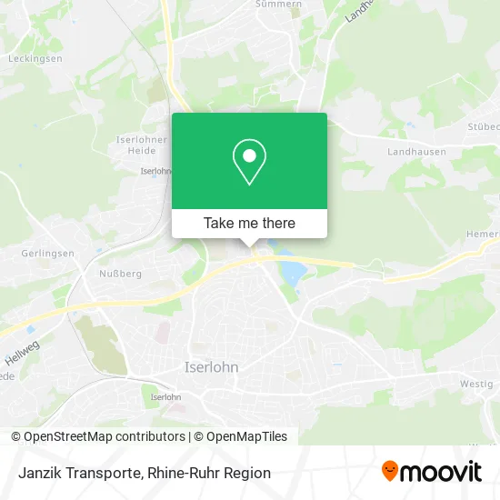Карта Janzik Transporte