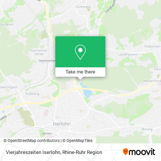 Vierjahreszeiten Iserlohn map