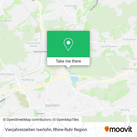 Карта Vierjahreszeiten Iserlohn