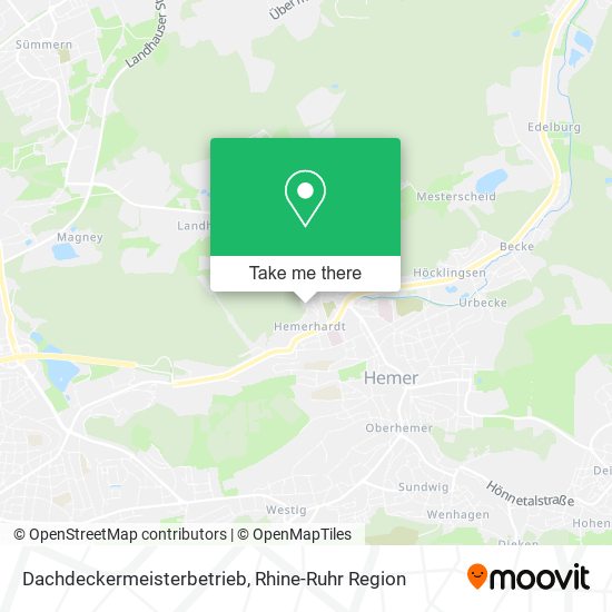 Dachdeckermeisterbetrieb map