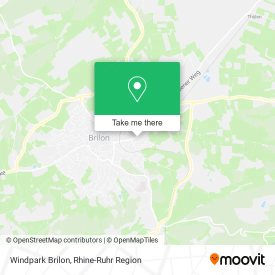 Карта Windpark Brilon