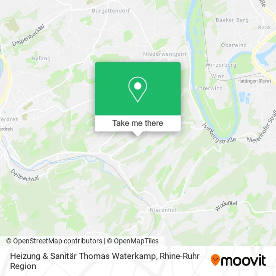 Карта Heizung & Sanitär Thomas Waterkamp