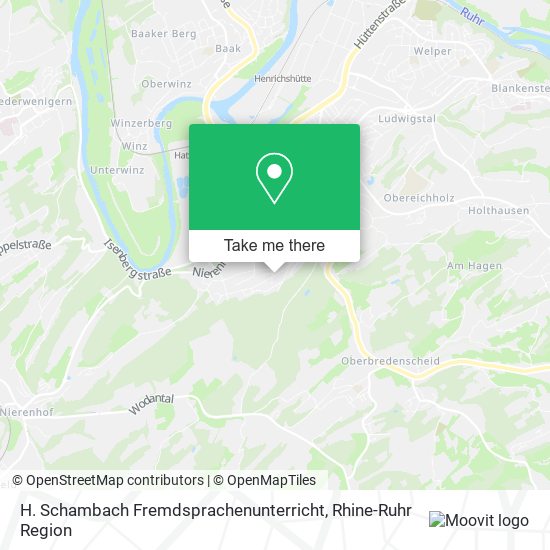 Карта H. Schambach Fremdsprachenunterricht