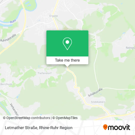 Карта Letmather Straße